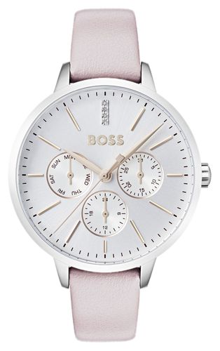 Dial Day & Date Sub Dial Crystal Set Watch - BOSS - Modalova