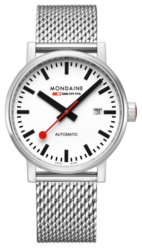 MSE.40610.SM Evo2 Automatic 40mm | Stainless Steel Watch - Mondaine - Modalova