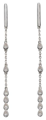 GE2192 9k Gold Diamond Teardrop Chain Jewellery - Elements Gold - Modalova