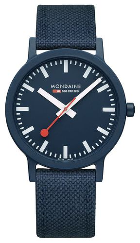 MS1.41140.LD Essence 41mm | Deep Ocean Strap Watch - Mondaine - Modalova