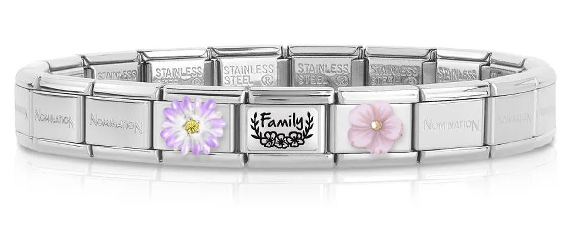 FAMILY-NOM Composable FAMILY Flowers Bracelet (3 Jewellery - Nomination - Modalova