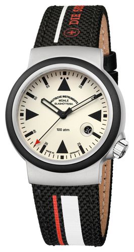 M1-41-08-TB SAR Rescue Timer Lumen Textile Watch - MÃ¼hle GlashÃ¼tte - Modalova