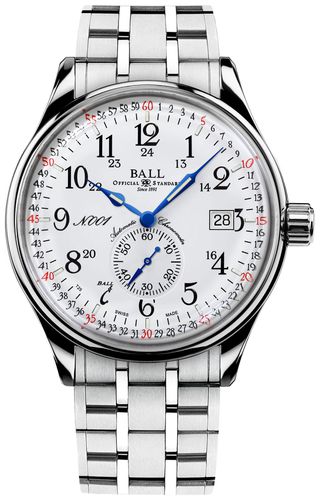 Ball Company NM3888D-S4CJ-WH Railroad Standard 130 Watch - Ball Watch Company - Modalova