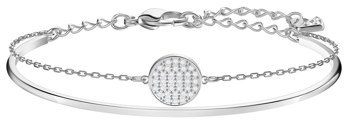 Ginger | Rhodium Plated Bangle | Jewellery - Swarovski - Modalova