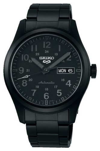 SRPJ09K1 5 Sports 'Stealth' Stainless Steel Watch - Seiko - Modalova