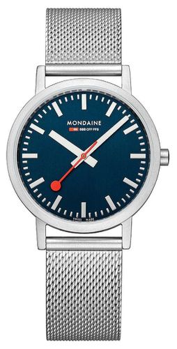 A660.30314.40SBJ Classic 36 Mm Dial Mesh Steel Watch - Mondaine - Modalova