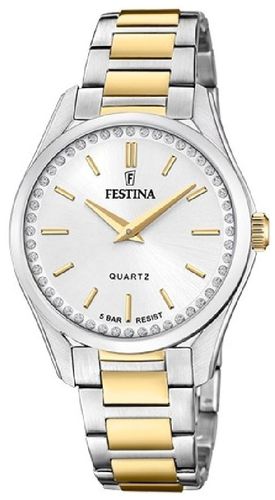 F20619/1 Ladies -Plated Steel W/ Steel Watch - Festina - Modalova