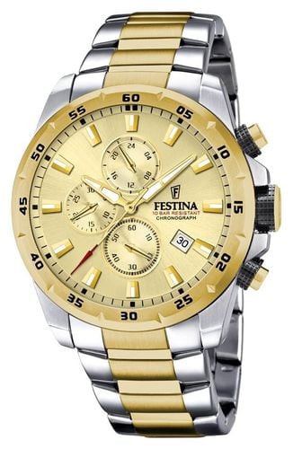 F20562/1 Men's Chronograph | Dial | Two Tone Watch - Festina - Modalova