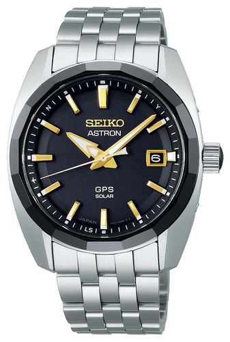 SSJ011J1 EX DISPLAY Astron GPS Solar Dial Gold Watch - Seiko - Modalova