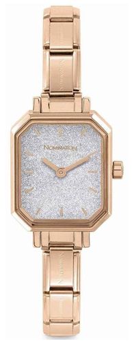 PARIS Watch With ROSEGOLD RECTANGULAR Jewellery - Nomination - Modalova