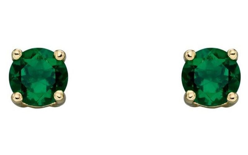 GE2330 Emerald Cz May Jewellery - Elements Gold - Modalova