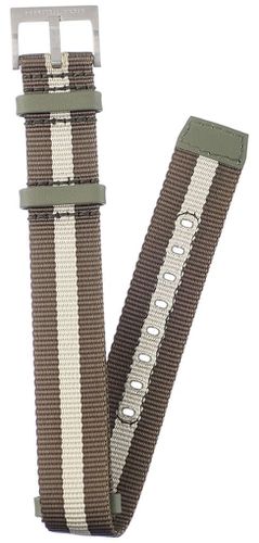 H690682102 Stripe Nato 20mm Watch - Hamilton Straps - Modalova