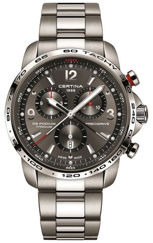 C0016474408700 DS Podium Quartz | Titanium Watch - Certina - Modalova