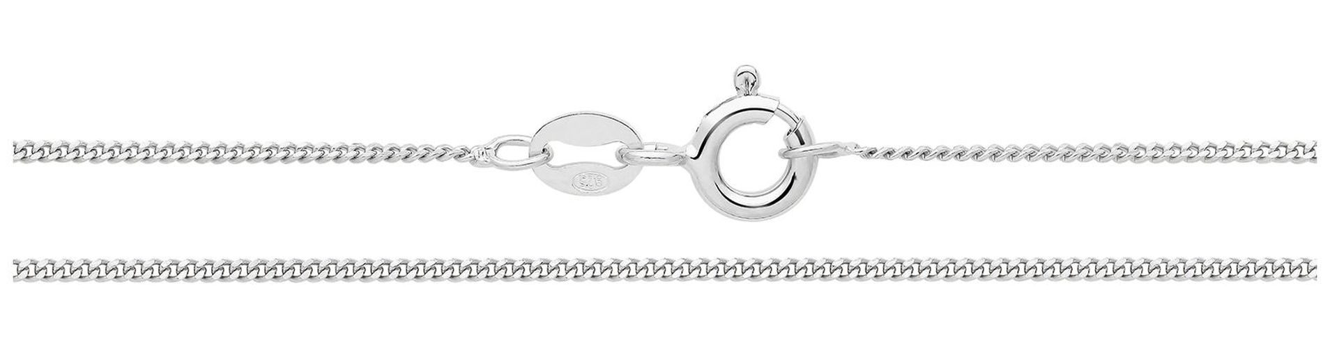 G1039/20 Silver Fine Curb Chain 20 Jewellery - James Moore TH - Modalova