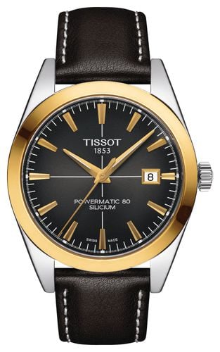 T9274074606101 Gentleman Powermatic 80 Silicium Solid Watch - Tissot - Modalova