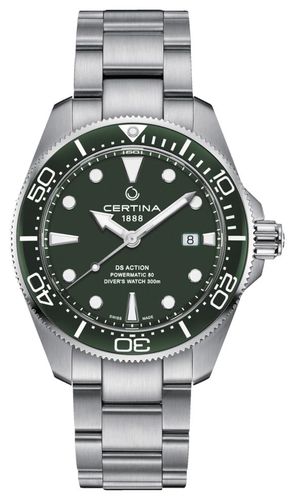 C0326071109100 DS Action Diver 43mm Powermatic 80 Watch - Certina - Modalova