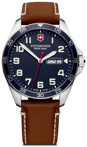 Men's Fieldforce | Leather Strap Watch - Victorinox - Modalova