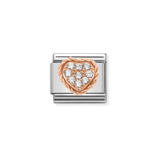 CLASSIC COMPOSABLE LINK Heart with Jewellery - Nomination - Modalova