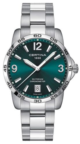 C0344511109700 DS Podium 40mm | Stainless Steel Watch - Certina - Modalova