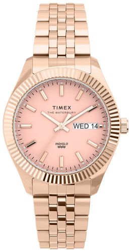 TW2U78400 Waterbury Boyfriend 36mm SST Case Rose-Gold- Watch - Timex - Modalova