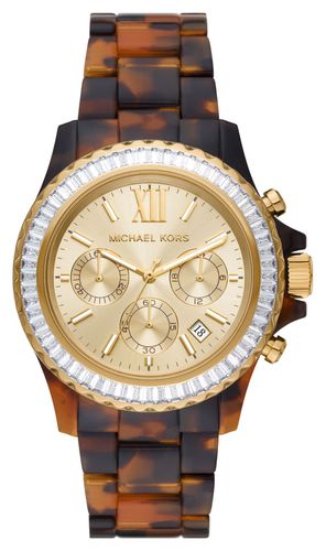 MK7239 Everest Tortoiseshell Acetate Watch - Michael Kors - Modalova