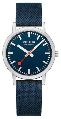 A660.30314.40SBD Classic 36 Mm Textile Strap Watch - Mondaine - Modalova