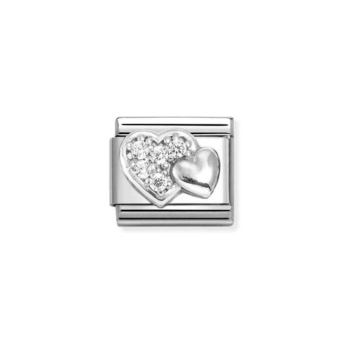 Composable CLASSIC Silver Pave & Raised Jewellery - Nomination - Modalova