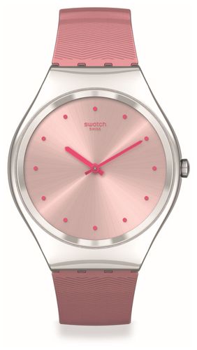 SYXS135 Skin Irony | ROSE-MOIRE | Silicone Strap Watch - Swatch - Modalova