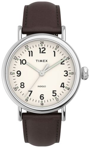 TW2V27800 Standard Dial Leather Strap Watch - Timex - Modalova