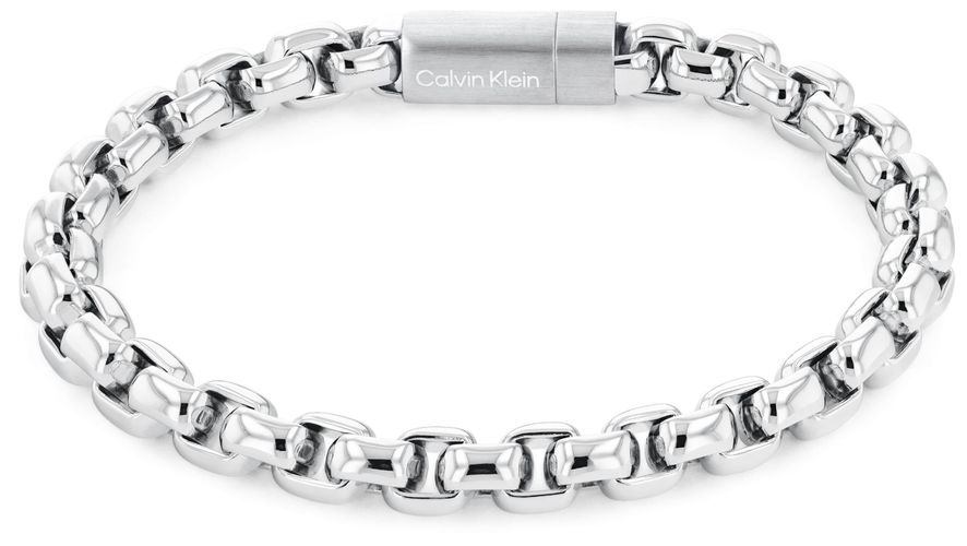 Men's Silver Tone Chunky Chain Jewellery - Calvin Klein - Modalova