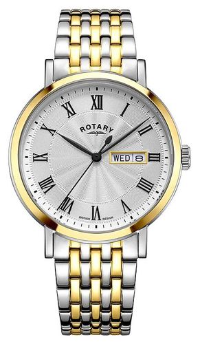 GB05421/01 Dress Day-Date Quartz (37mm) White Watch - Rotary - Modalova