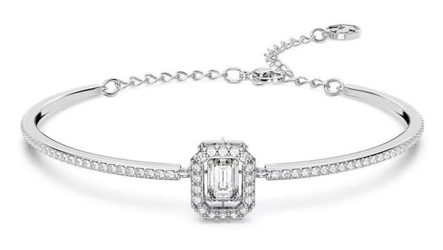 Millenia Octagon Rhodium Plated Bangle Jewellery - Swarovski - Modalova