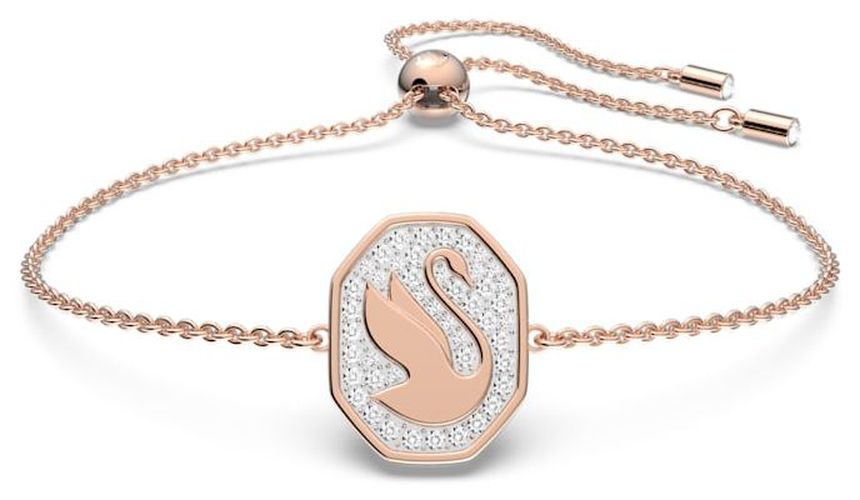 Signum Swan Rose Gold Tone Adjustable Jewellery - Swarovski - Modalova