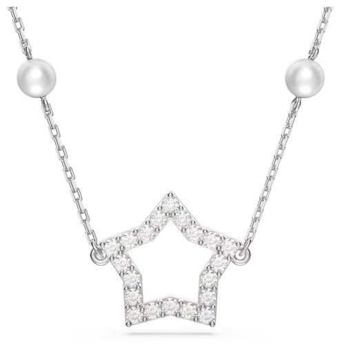 Stella Crystal Pearls Rhodium-Plated Jewellery - Swarovski - Modalova