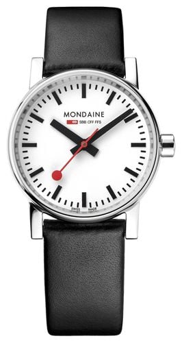 MSE.30110.LBV Evo2 30mm Vegan Leather Strap Watch - Mondaine - Modalova