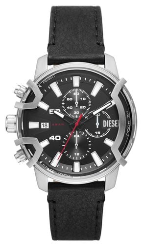 DZ4603 Griffed Chronograph | Leather Strap Watch - Diesel - Modalova