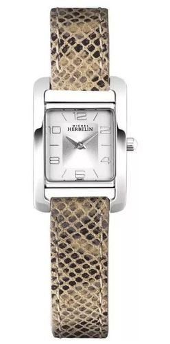 AP21PYT V Avenue | Snake Print Leather Strap Watch - Herbelin - Modalova