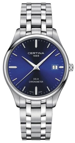 C0334511104100 DS-8 Chronometer | Stainless Steel Watch - Certina - Modalova