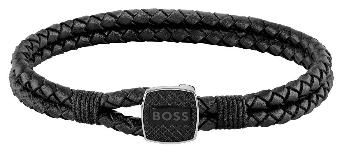 BOSS 1580047M Seal Black Bracelet 180mm Jewellery - BOSS Jewellery - Modalova