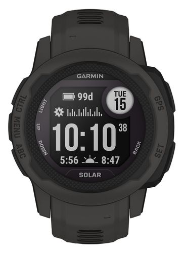 Instinct 2S Solar Graphite Silicone Watch - Garmin - Modalova