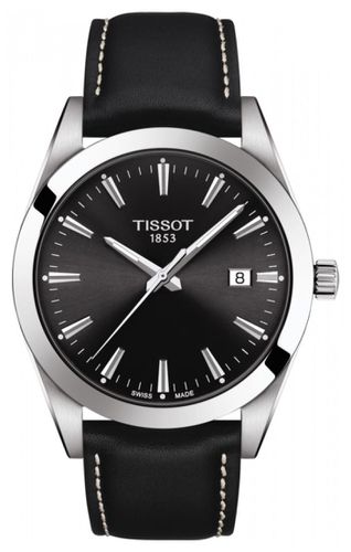 T1274101605100 Gentleman | Leather Strap | Watch - Tissot - Modalova