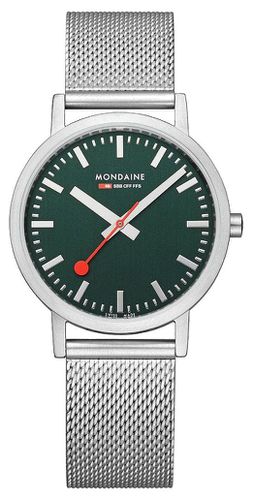 A660.30314.60SBJ Classic 36 Mm Forest Dial Watch - Mondaine - Modalova