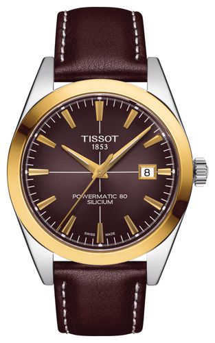 T9274074629101 Gentleman Powermatic 80 Silicium Solid Watch - Tissot - Modalova