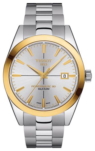 T9274074103101 Gentleman Powermatic 80 Silicium Solid Watch - Tissot - Modalova