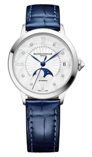 M0A10633 Classima Diamond Moonphase Watch - Baume & Mercier - Modalova