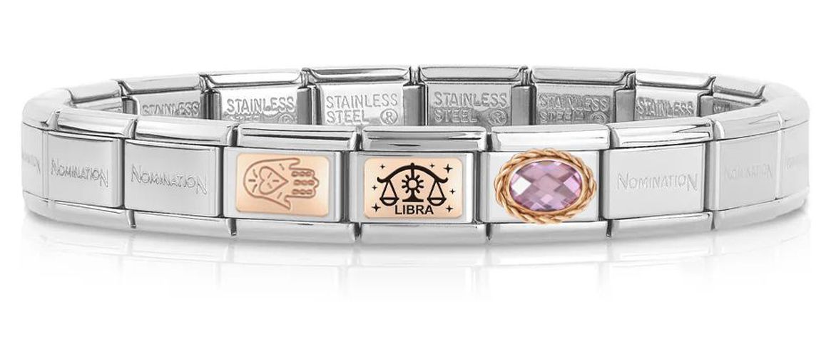 LIBRA-NOM Composable LIBRA Rose-Gold Bracelet (3 Jewellery - Nomination - Modalova