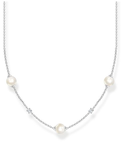 KE2120-167-14-L45V Pearl Cubic Zirconia Sterling Jewellery - Thomas Sabo - Modalova