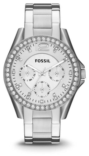 ES3202 Women's Riley | Dial | Crystal Set | Watch - Fossil - Modalova