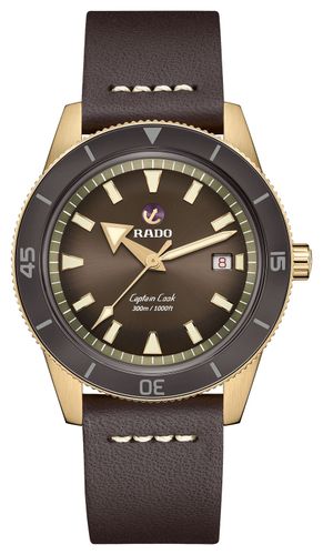 R32504306 XL 'Captain Cook' Automatic Bronze Watch - RADO - Modalova