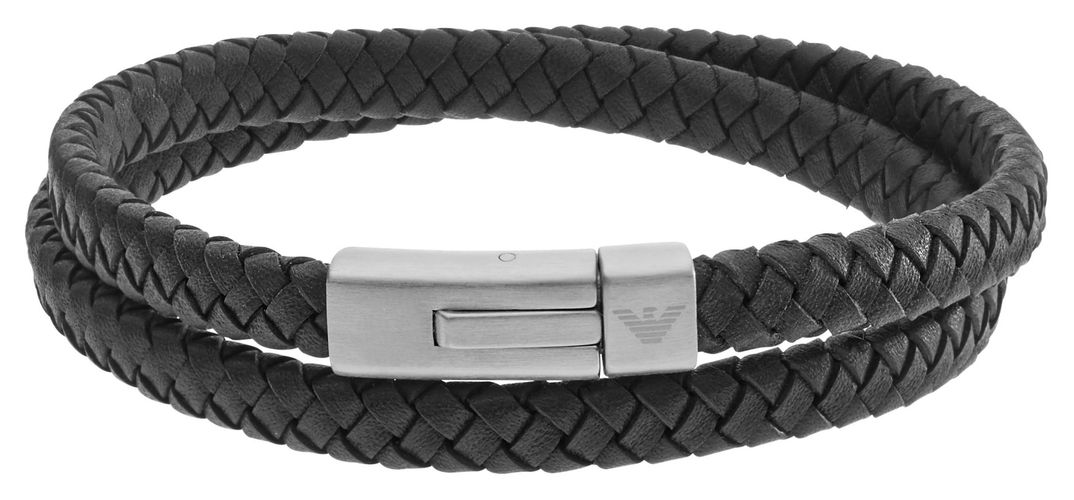 EGS2176040 Men's Braided Black Jewellery - Emporio Armani - Modalova